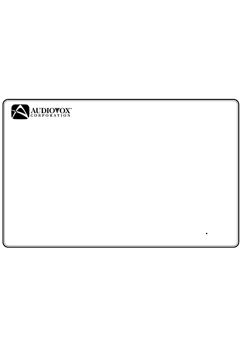 12 month day limited warranty, Applies to audiovox video products | Audiovox D1700 User Manual | Page 60 / 61