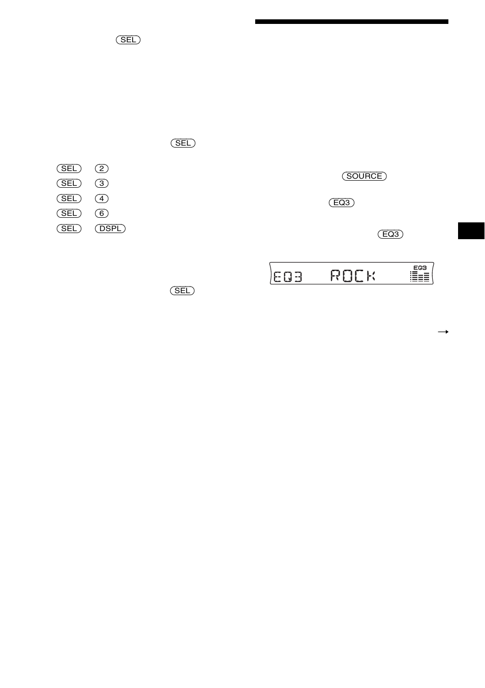 Einstellen des equalizers (eq3), Seite 19 | Sony CDX-R3000 User Manual | Page 43 / 122