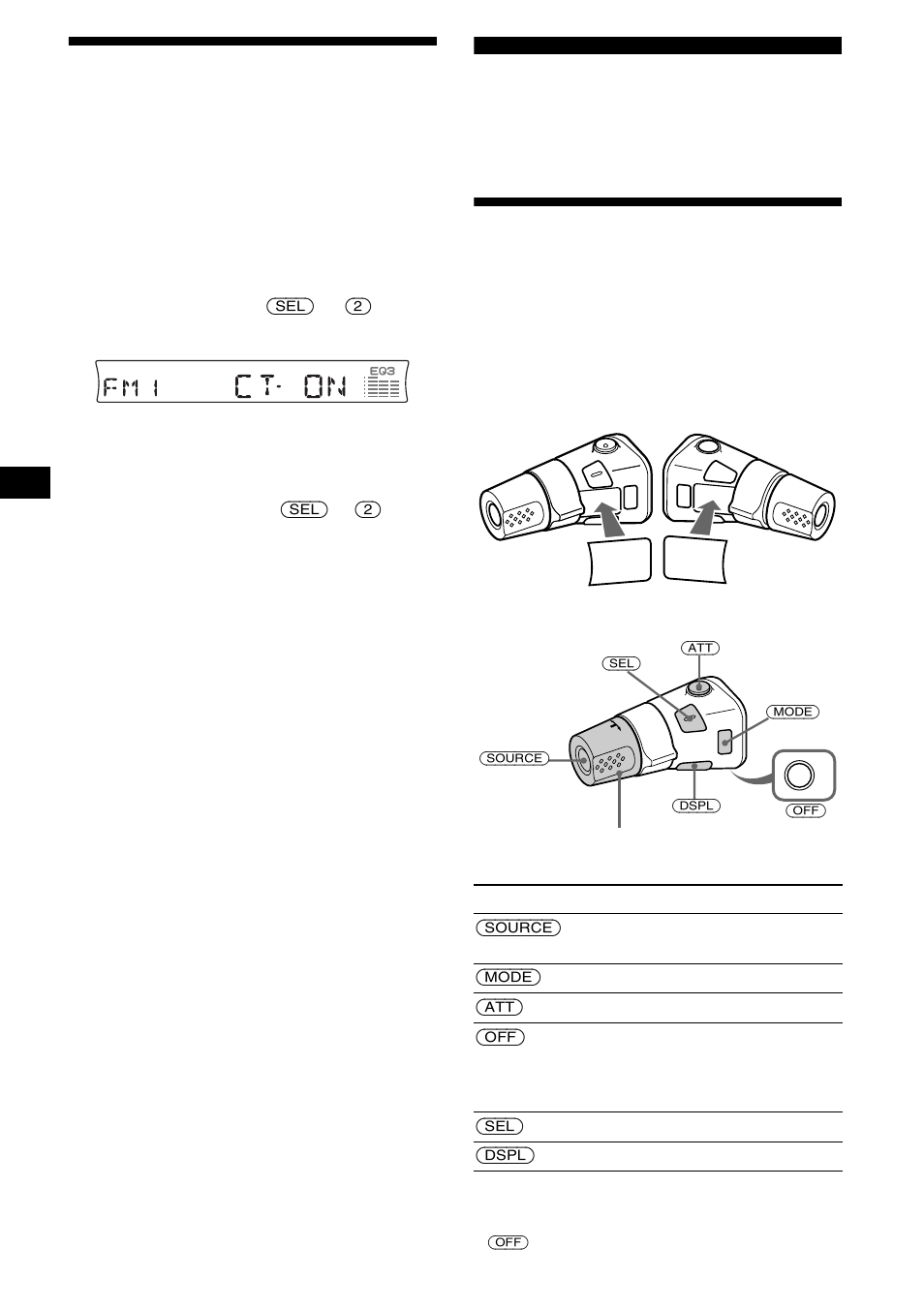 Réglage automatique de l’horloge, Ct (heure), Autres fonctions | Utilisation du satellite de commande, 16 réglage automatique de l’horloge | Sony CDX-R3000 User Manual | Page 64 / 122