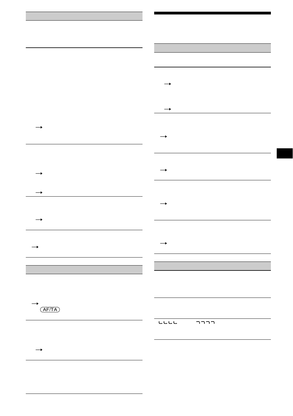 Affichage des erreurs et messages, 25 affichage des erreurs et messages | Sony CDX-R3000 User Manual | Page 73 / 122