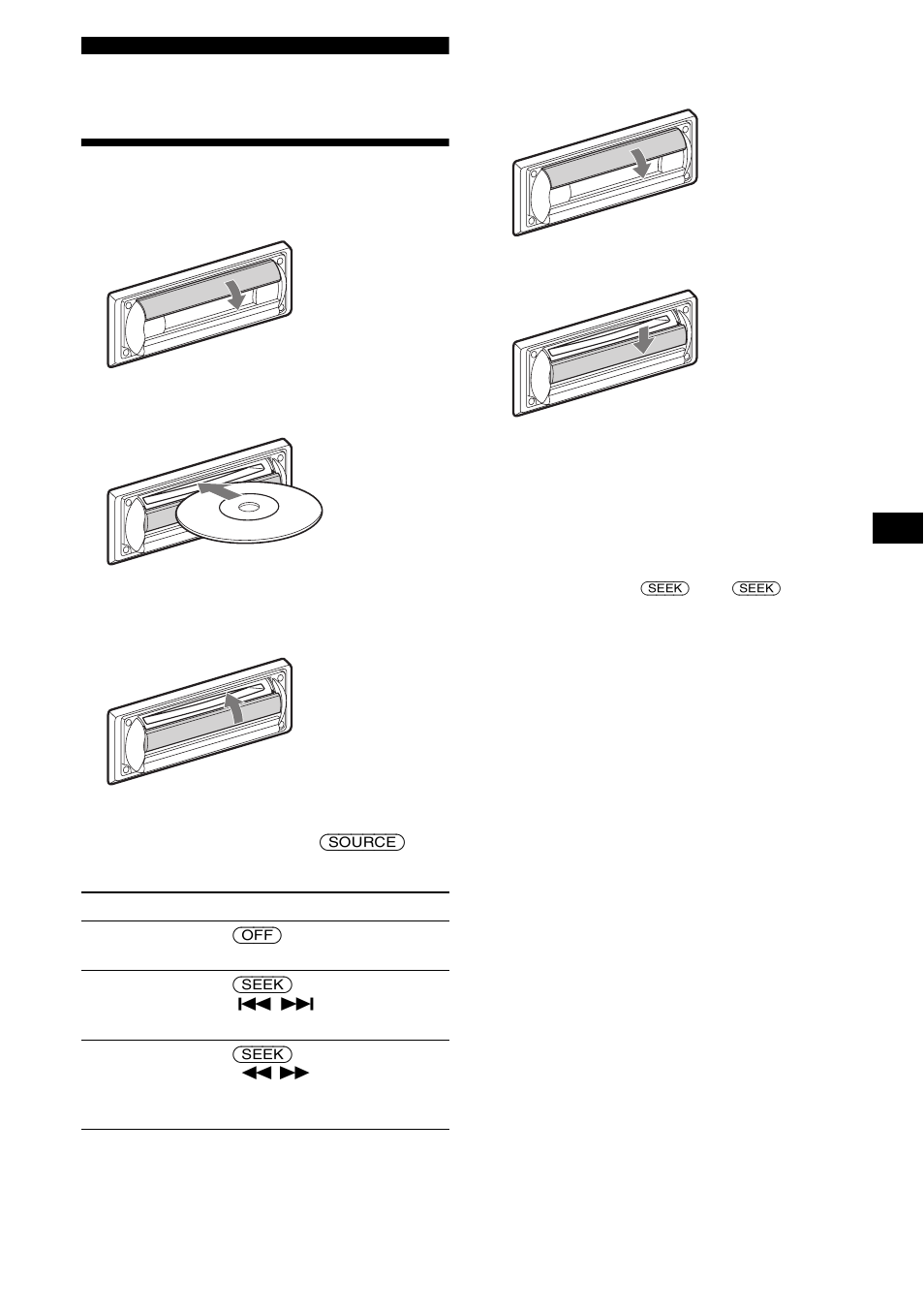 Lettore cd, Riproduzione di un disco | Sony CDX-R3000 User Manual | Page 81 / 122