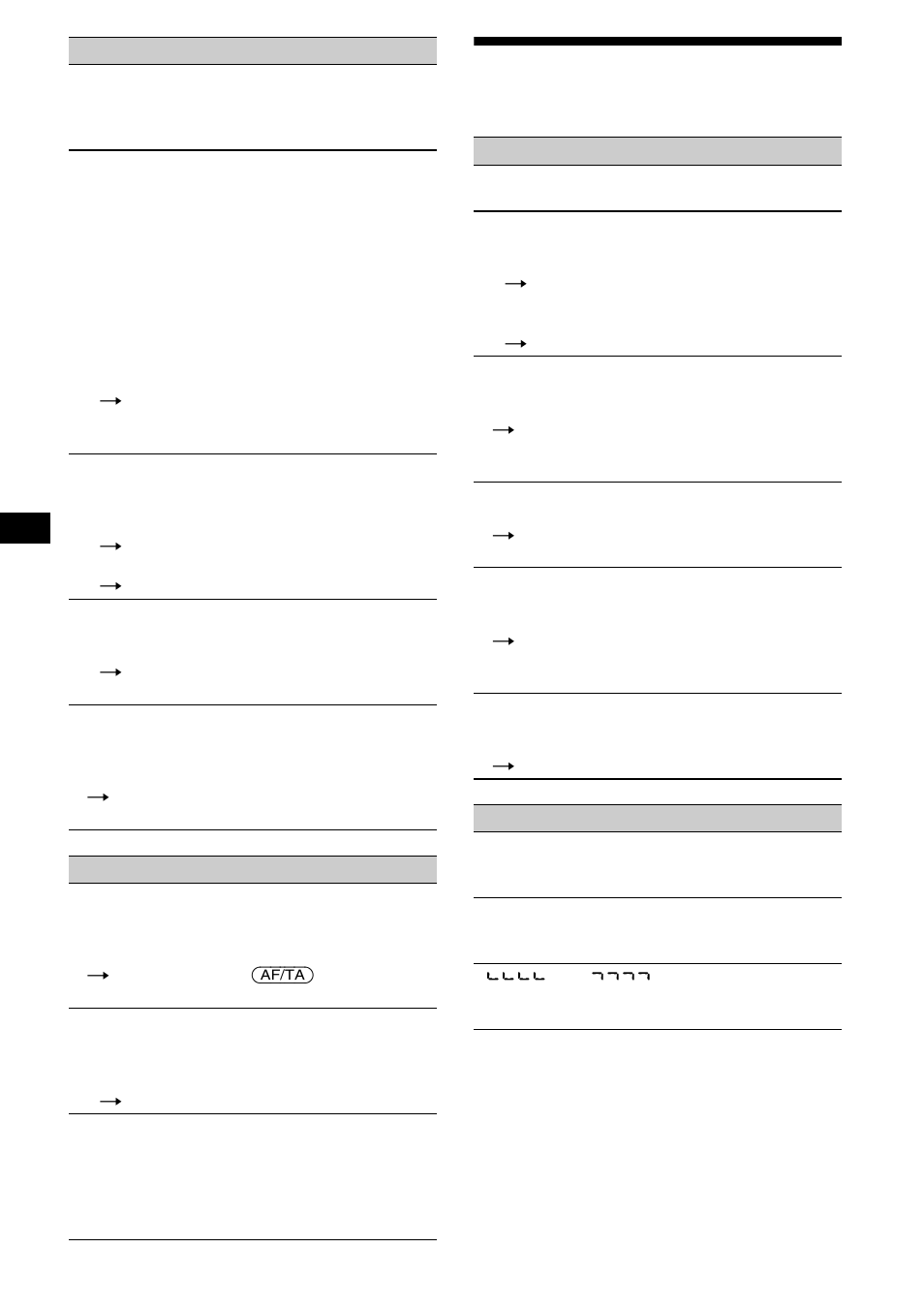 Messaggi e indicazioni di errore, 24 messaggi e indicazioni di errore | Sony CDX-R3000 User Manual | Page 96 / 122