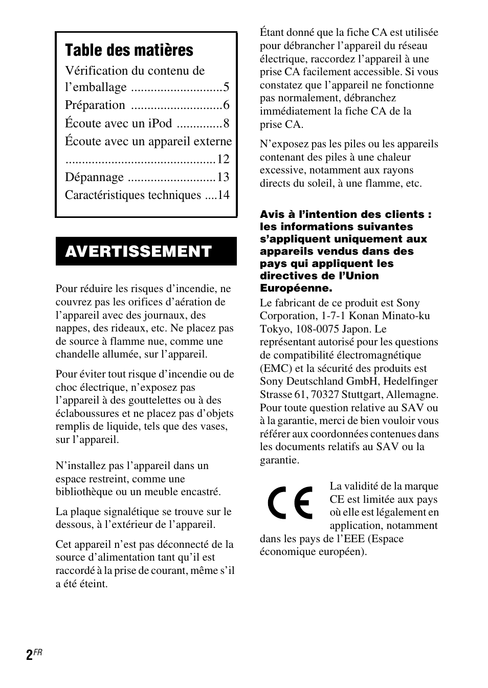 Sony SRS-GU10iP User Manual | Page 16 / 116