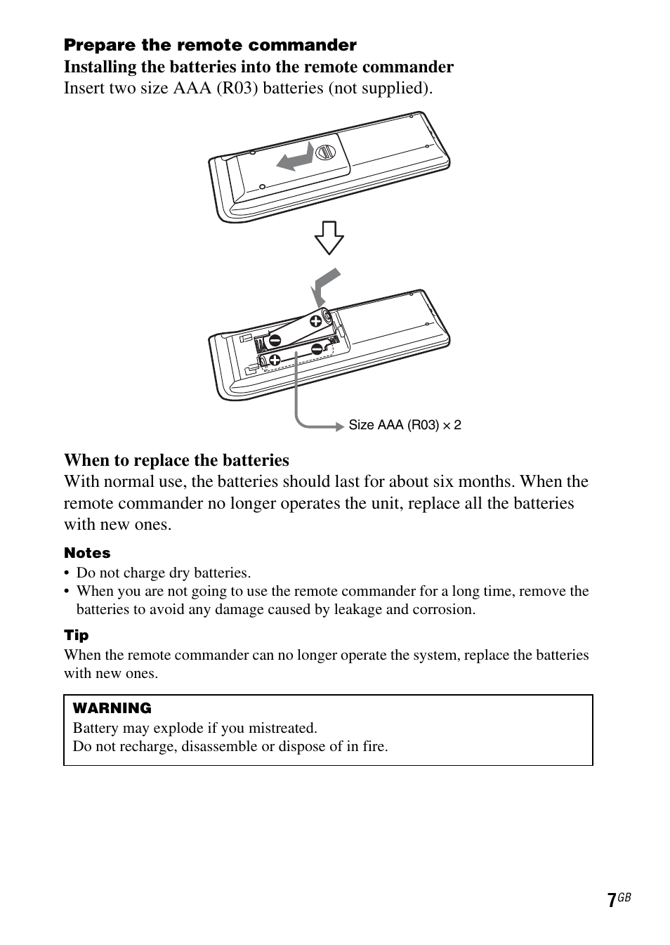 Sony SRS-GU10iP User Manual | Page 7 / 116