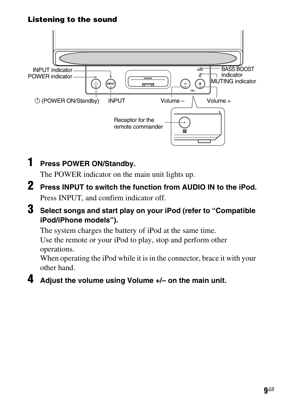 Sony SRS-GU10iP User Manual | Page 9 / 116