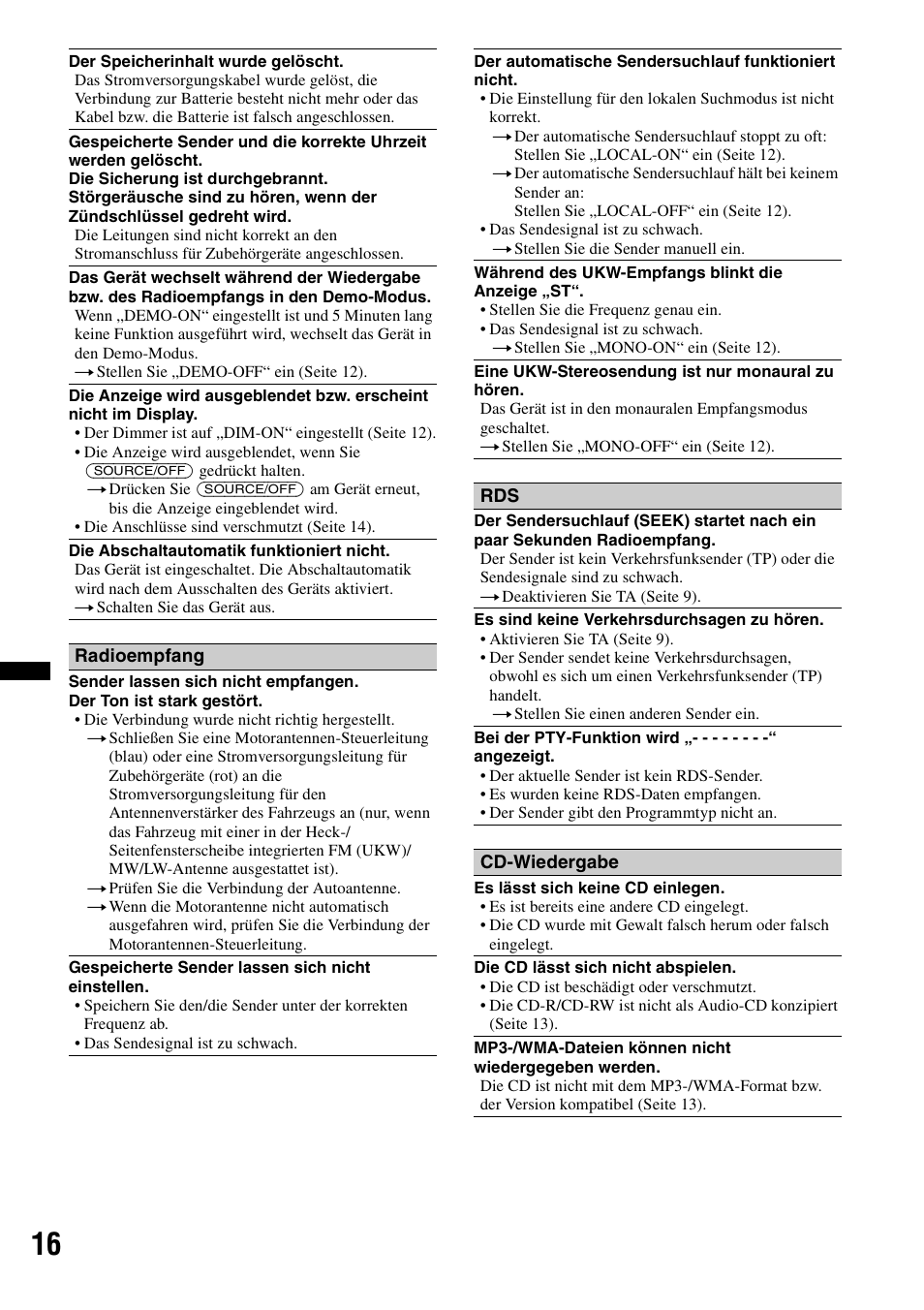 Sony CDX-GT240 User Manual | Page 32 / 84