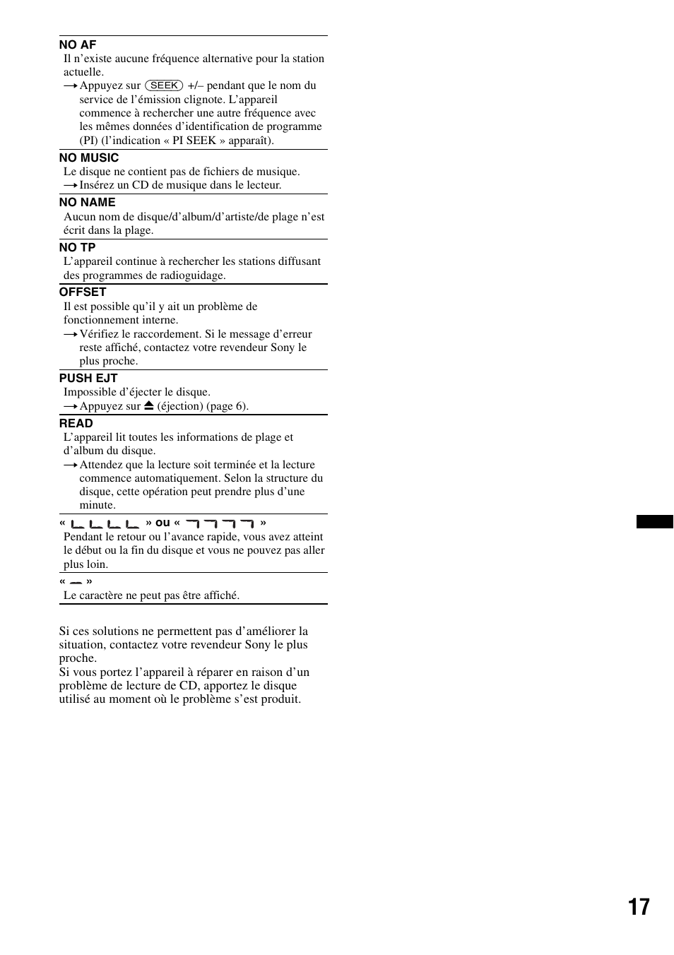 Sony CDX-GT240 User Manual | Page 49 / 84