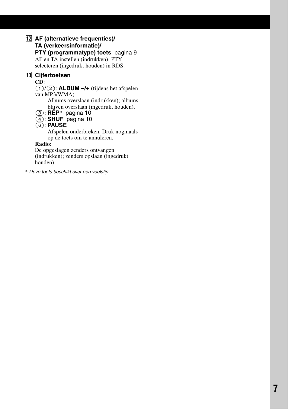 Sony CDX-GT240 User Manual | Page 71 / 84