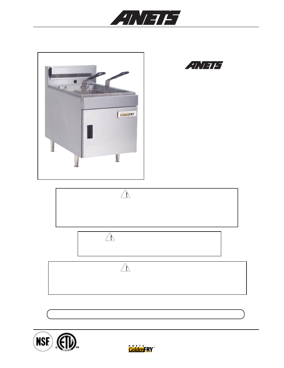 Anetsberger Brothers CF14 User Manual | 16 pages