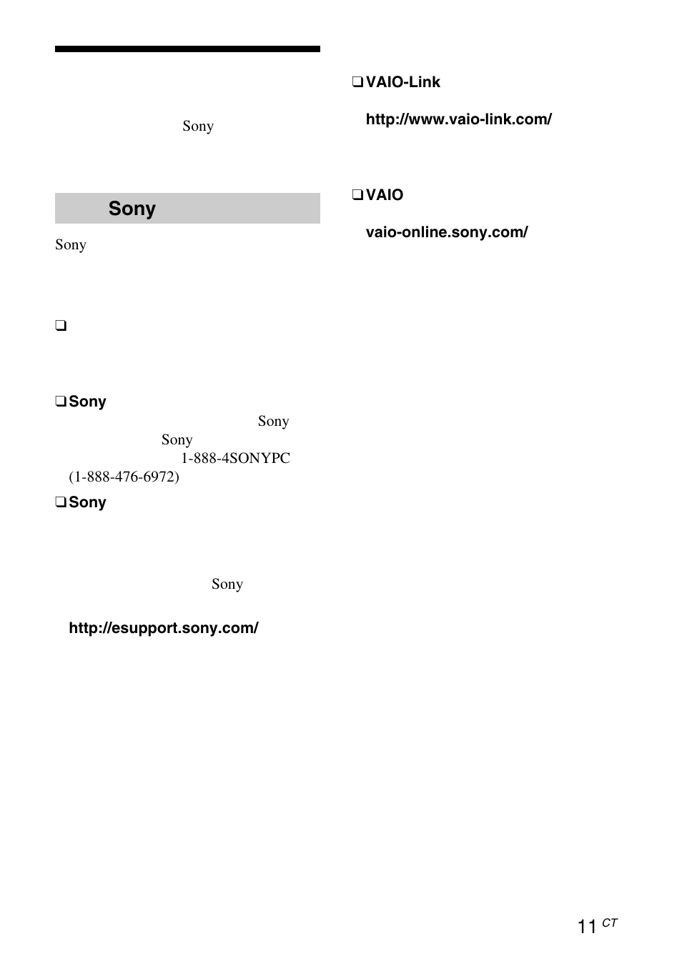 獲取幫助, 關於 sony 的技術支援 | Sony VGP-UVC100 User Manual | Page 101 / 103