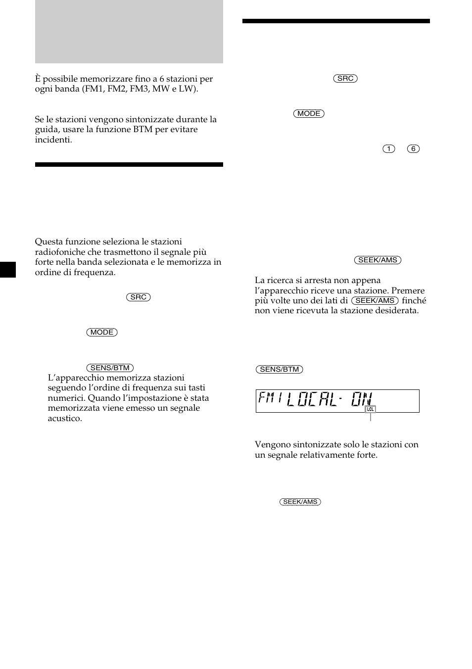 Radio | Sony CDX-L410 User Manual | Page 76 / 112