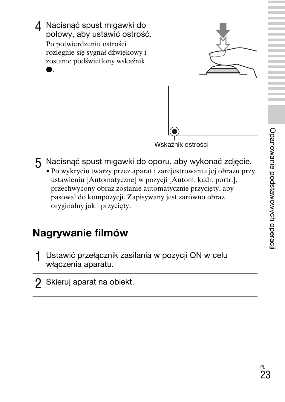 Nagrywanie filmów | Sony NEX-F3 User Manual | Page 387 / 522