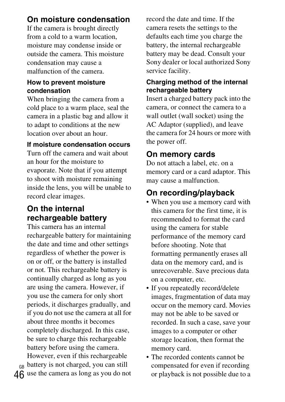 Sony NEX-F3 User Manual | Page 46 / 522