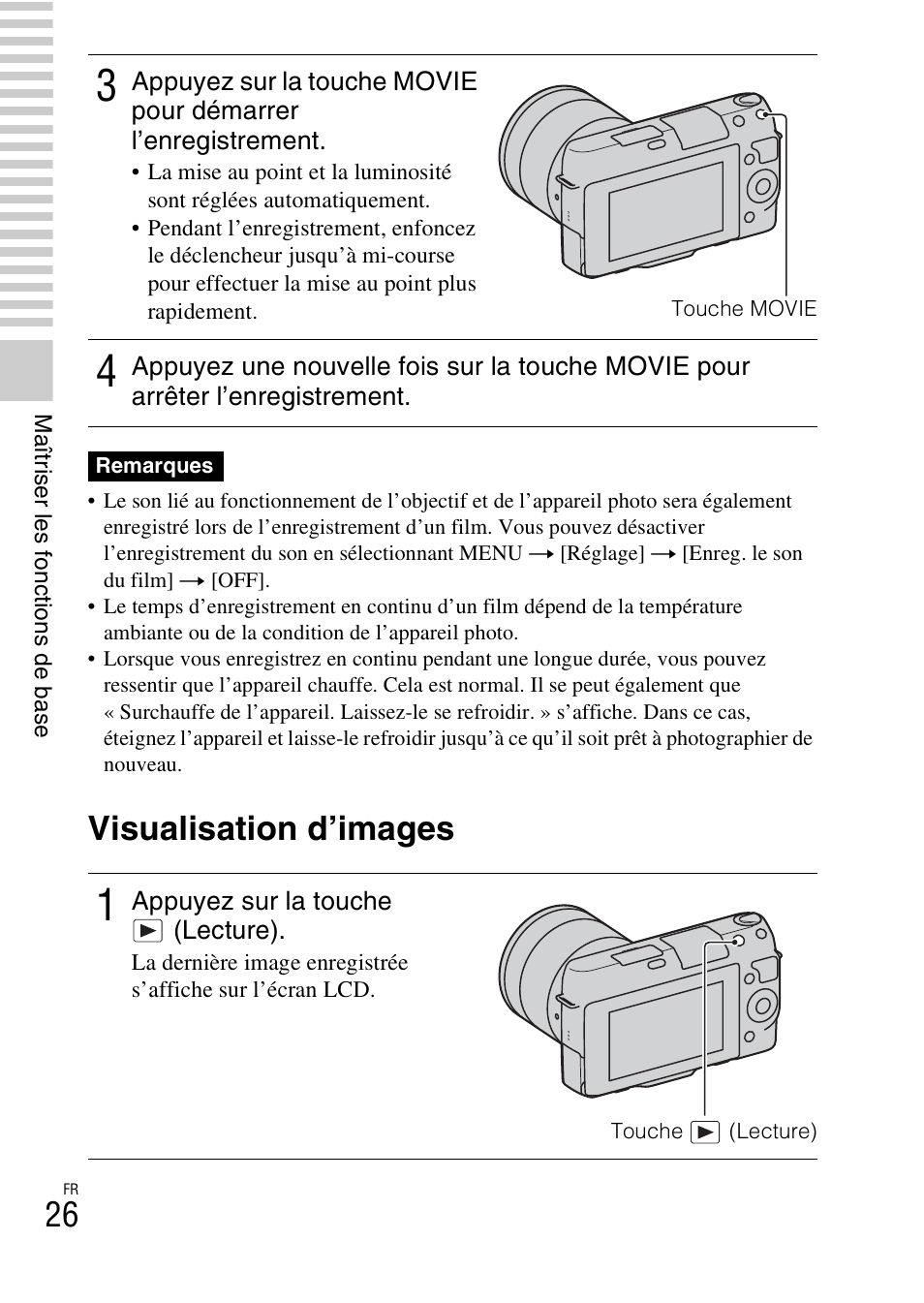 Visualisation d’images | Sony NEX-F3 User Manual | Page 78 / 522