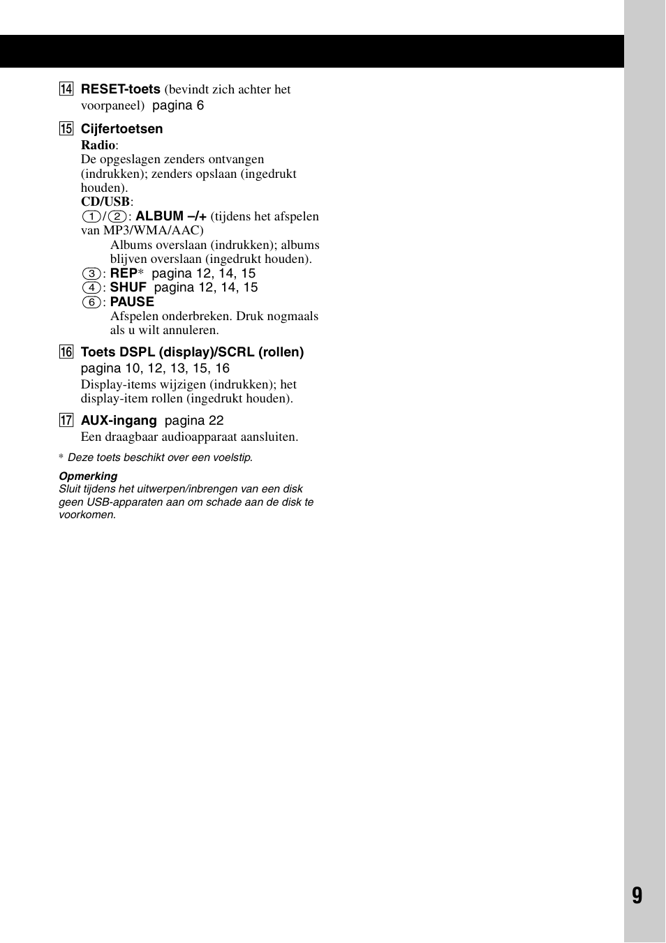 Sony CDX-GT550UI User Manual | Page 119 / 140