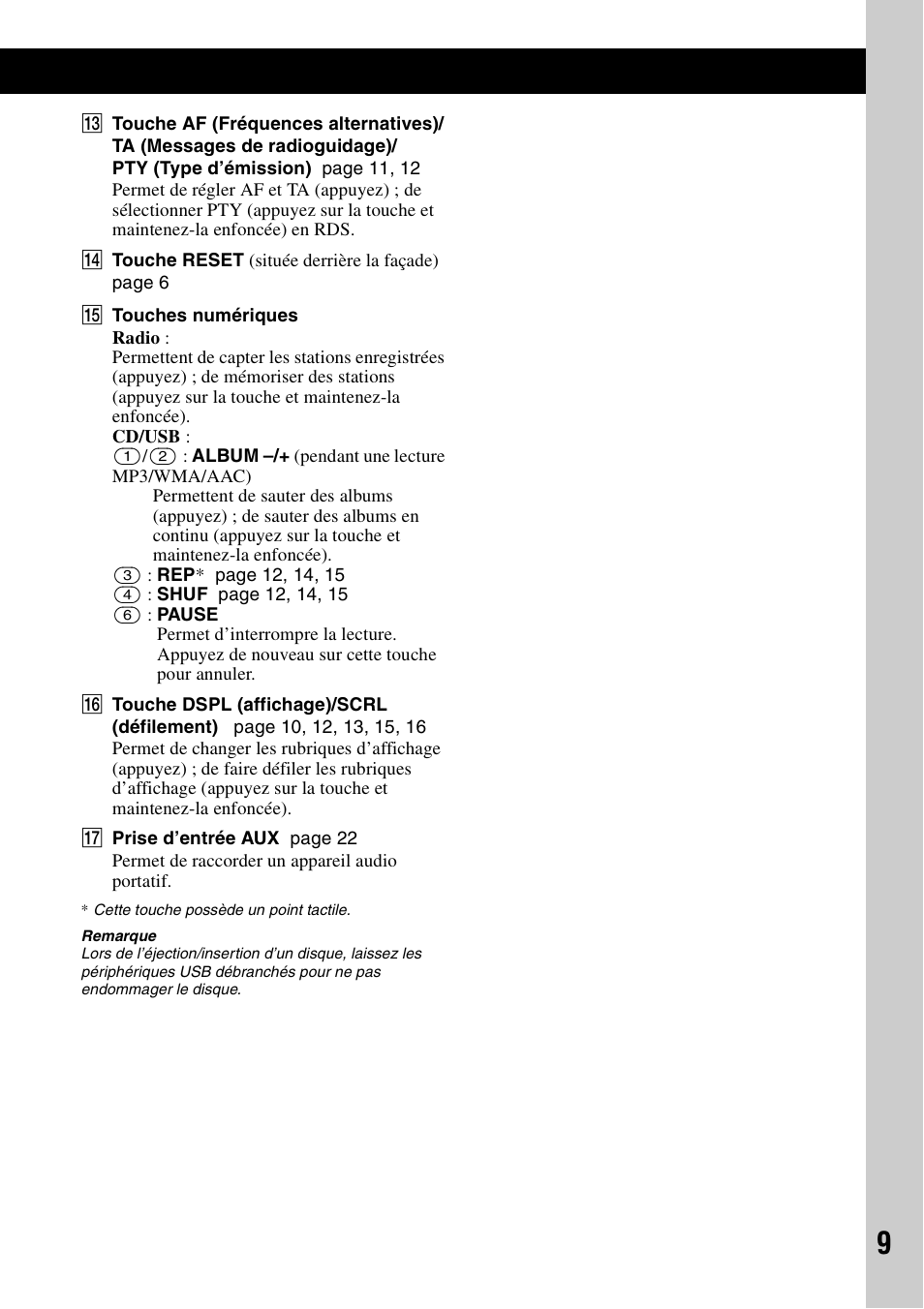 Sony CDX-GT550UI User Manual | Page 63 / 140