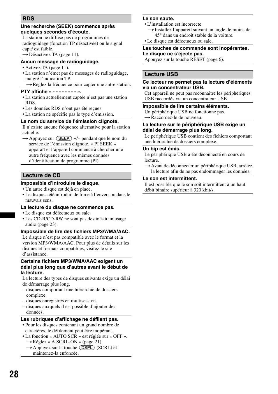 Sony CDX-GT550UI User Manual | Page 82 / 140