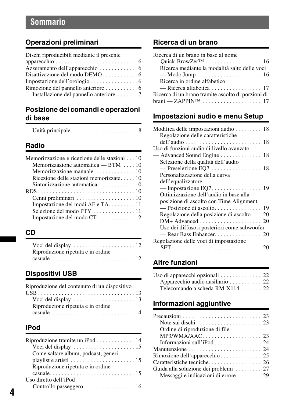 Sony CDX-GT550UI User Manual | Page 86 / 140