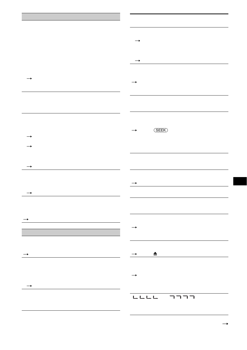 Messaggi e indicazioni di errore | Sony CDX-M10 User Manual | Page 113 / 116