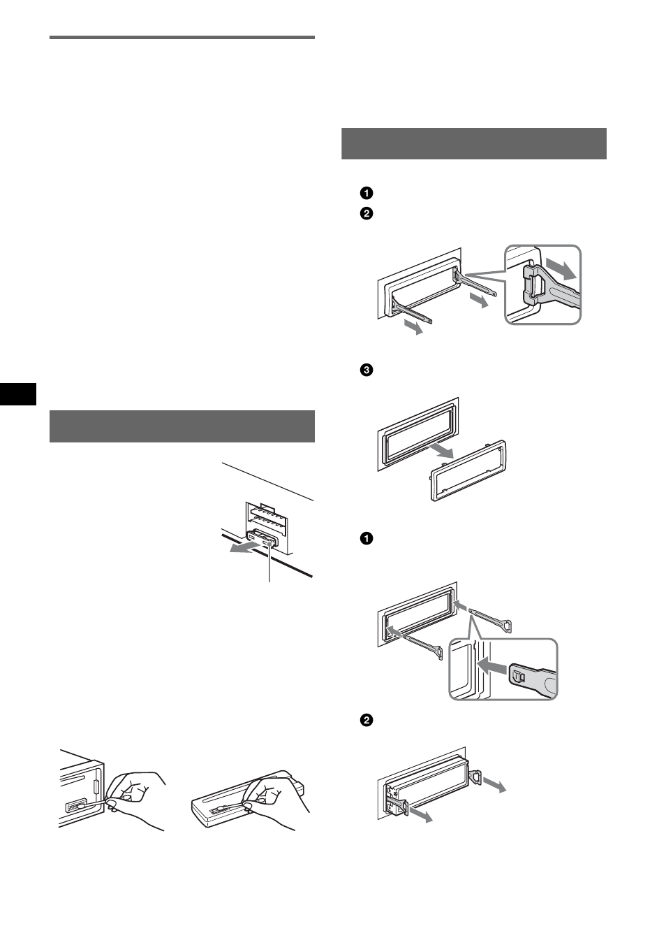 Acerca de los archivos wma, Mantenimiento, Extracción de la unidad | Mantenimiento extracción de la unidad | Sony CDX-M10 User Manual | Page 54 / 116