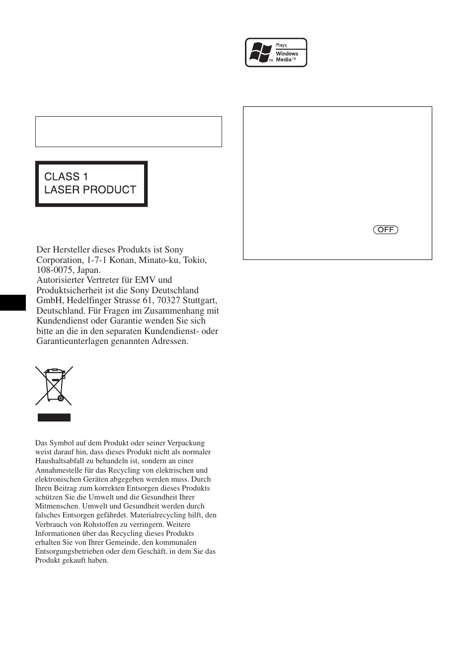 Sony CDX-M10 User Manual | Page 58 / 116