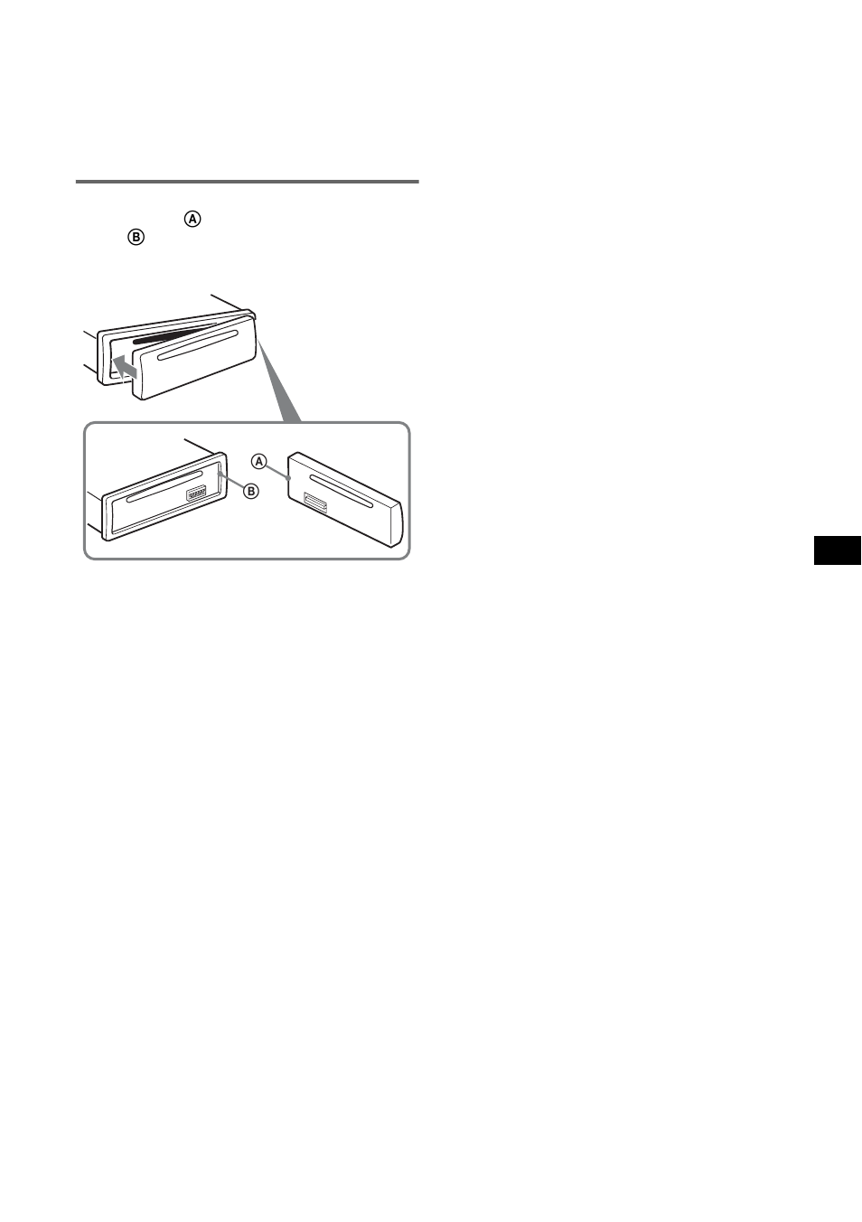 Anbringen der frontplatte | Sony CDX-M10 User Manual | Page 61 / 116