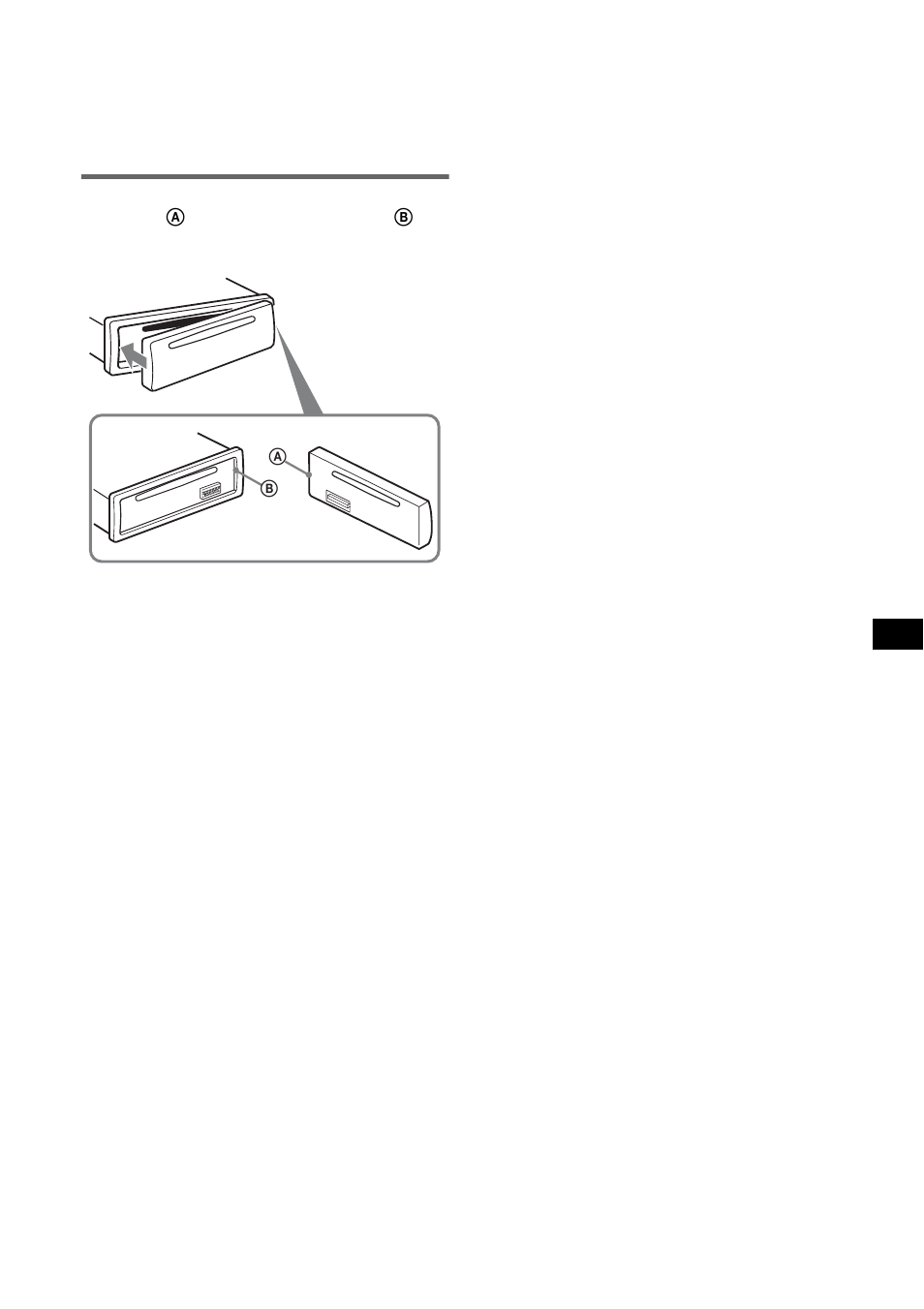 Het voorpaneel bevestigen | Sony CDX-M10 User Manual | Page 81 / 116