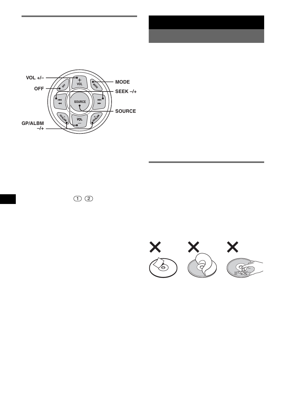 Maritieme kaartafstandsbediening rm-x11m, Aanvullende informatie, Voorzorgsmaatregelen | Opmerkingen over discs, Aanvullende informatie voorzorgsmaatregelen | Sony CDX-M10 User Manual | Page 90 / 116