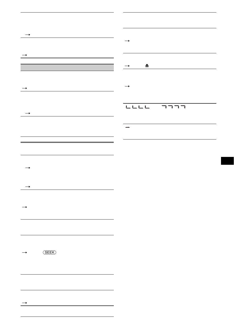 Foutmeldingen/berichten | Sony CDX-M10 User Manual | Page 95 / 116