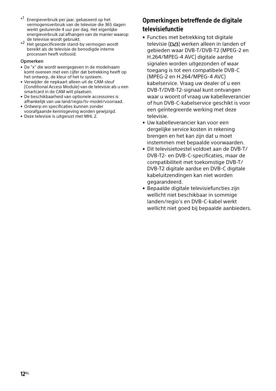 Sony KDL-55W829B User Manual | Page 48 / 256