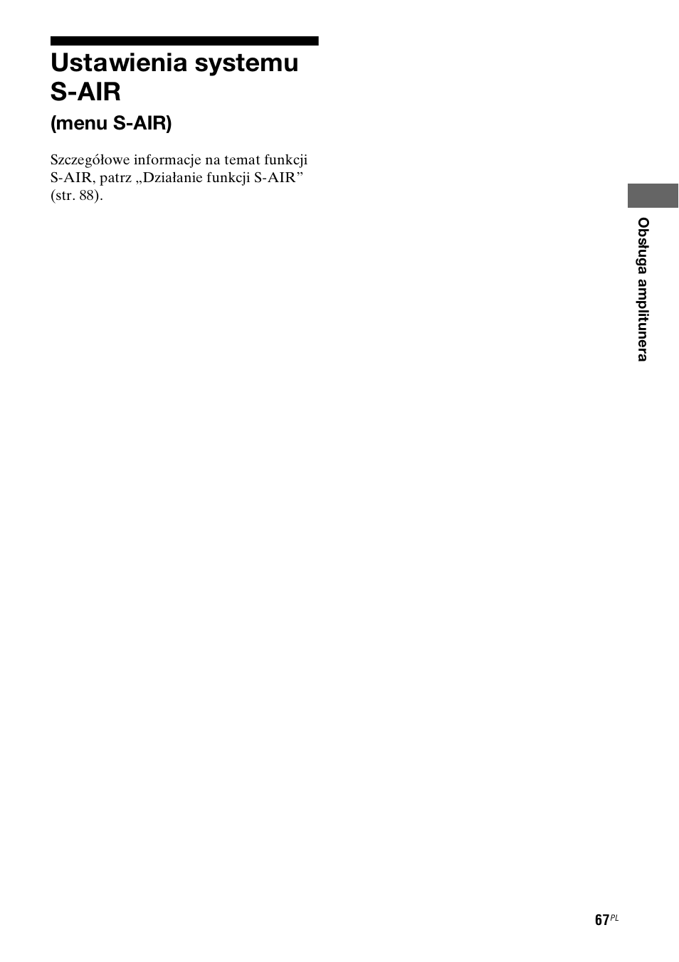 Ustawienia systemu s-air (menu s-air), Ustawienia systemu s-air, Menu s-air) | Sony STR-DH800 User Manual | Page 189 / 252