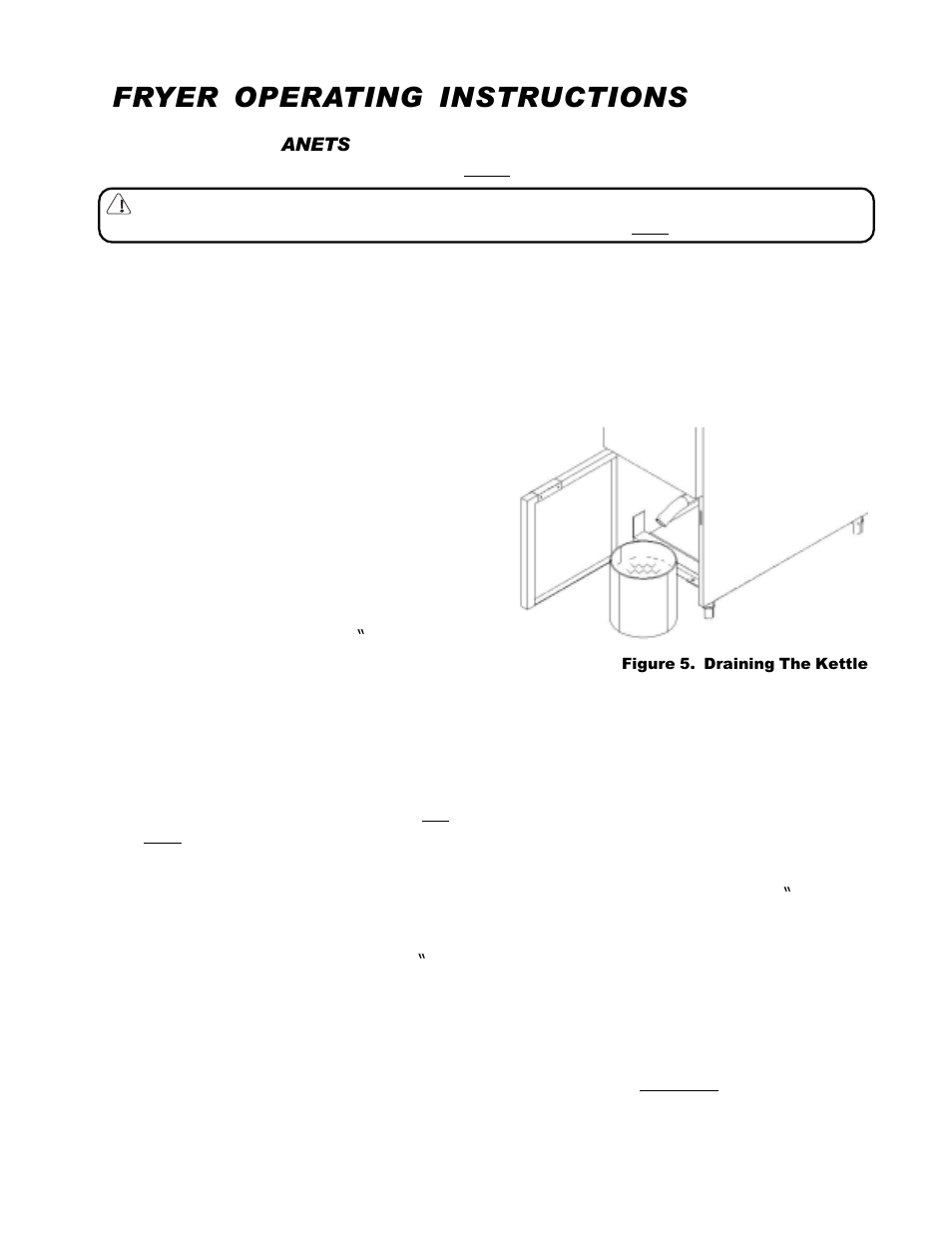 Fryer operating instructions | Anetsberger Brothers 14VFS User Manual | Page 11 / 20