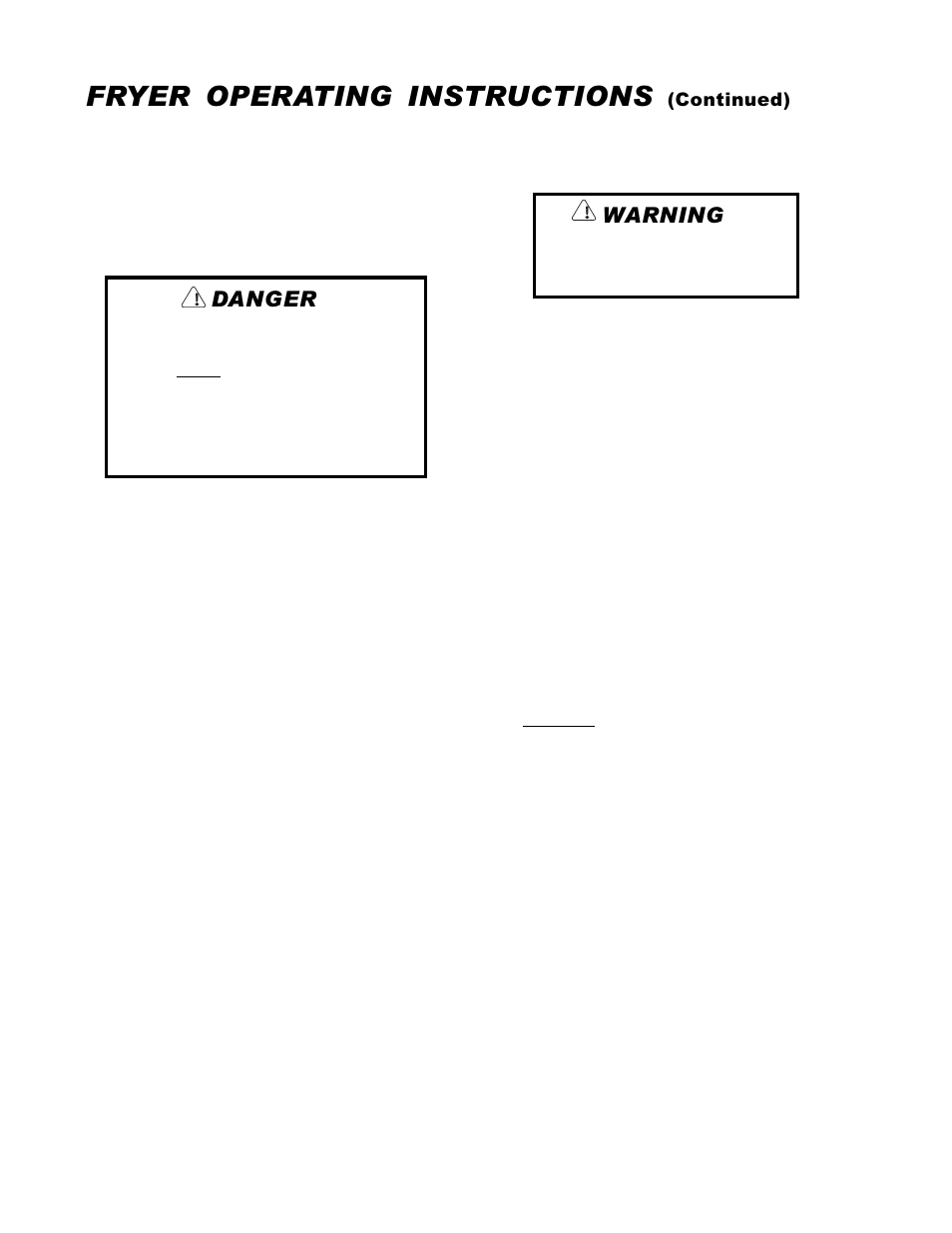 Fryer operating instructions | Anetsberger Brothers 14VFS User Manual | Page 14 / 20