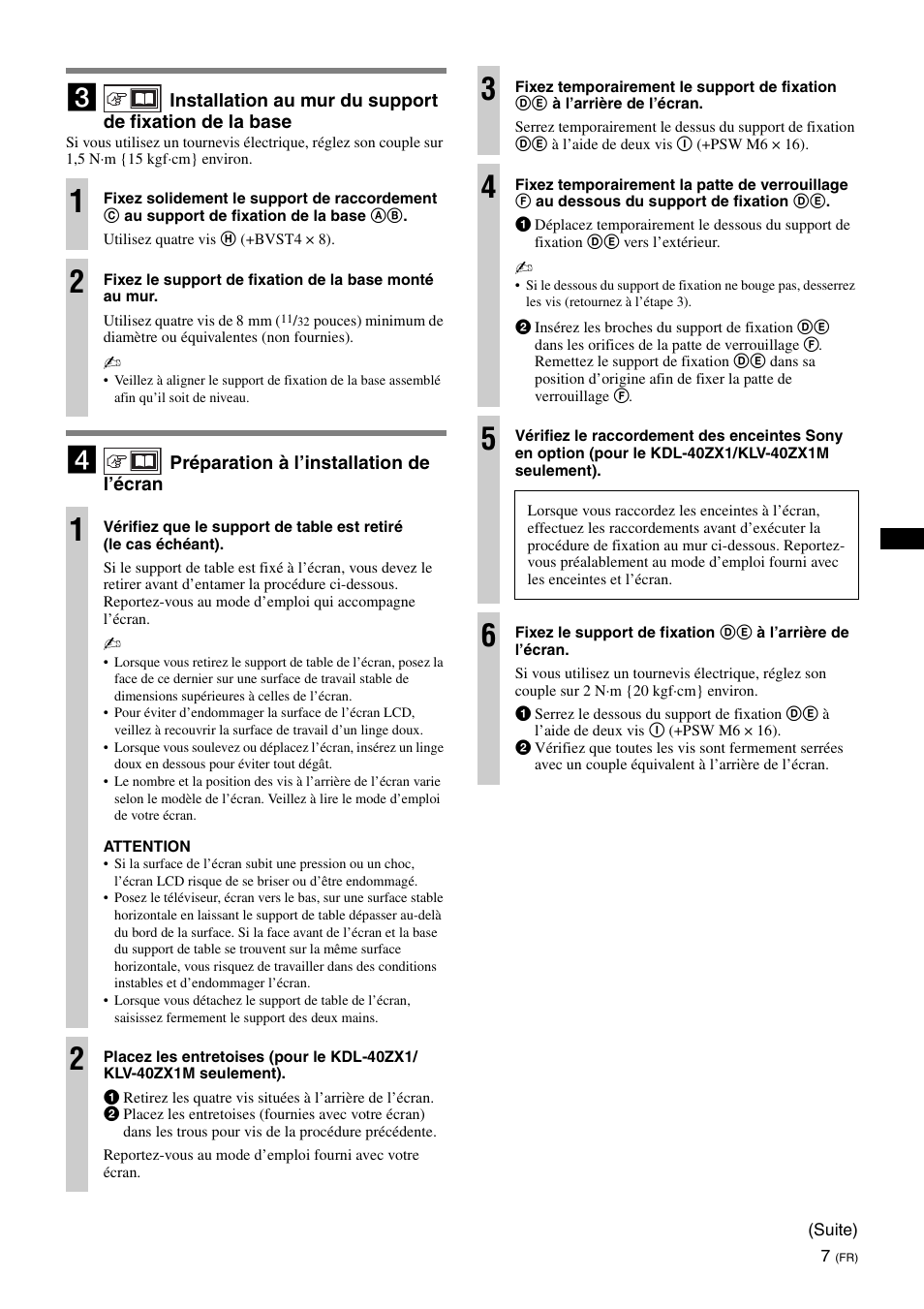 Sony SU-WL700 User Manual | Page 13 / 68