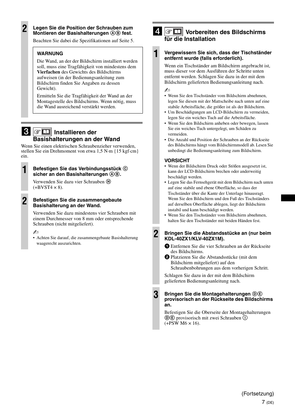 Sony SU-WL700 User Manual | Page 29 / 68