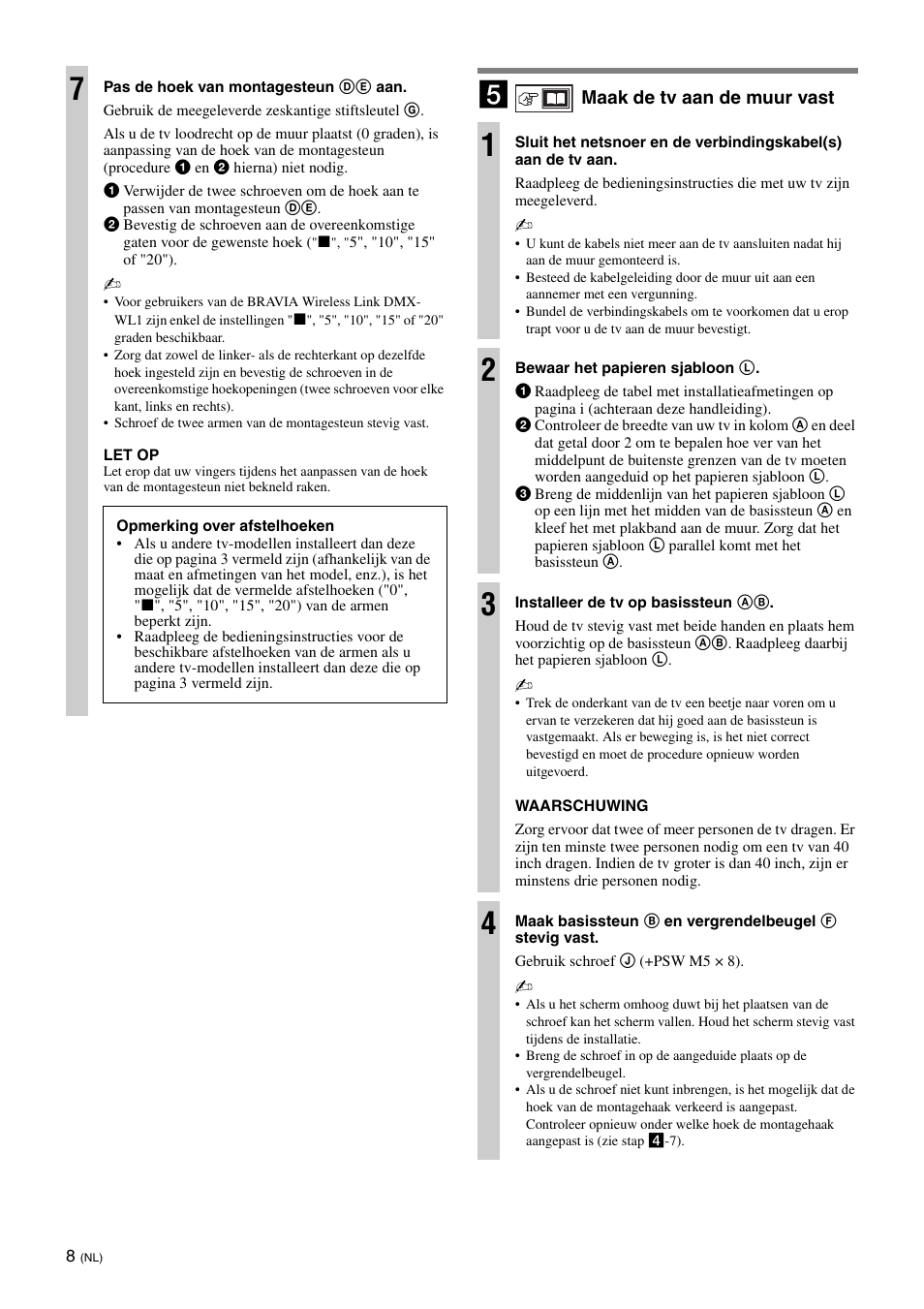 Sony SU-WL700 User Manual | Page 38 / 68