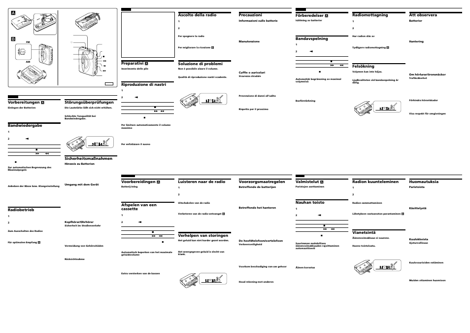 Sony WM-FX193 User Manual | Page 2 / 2