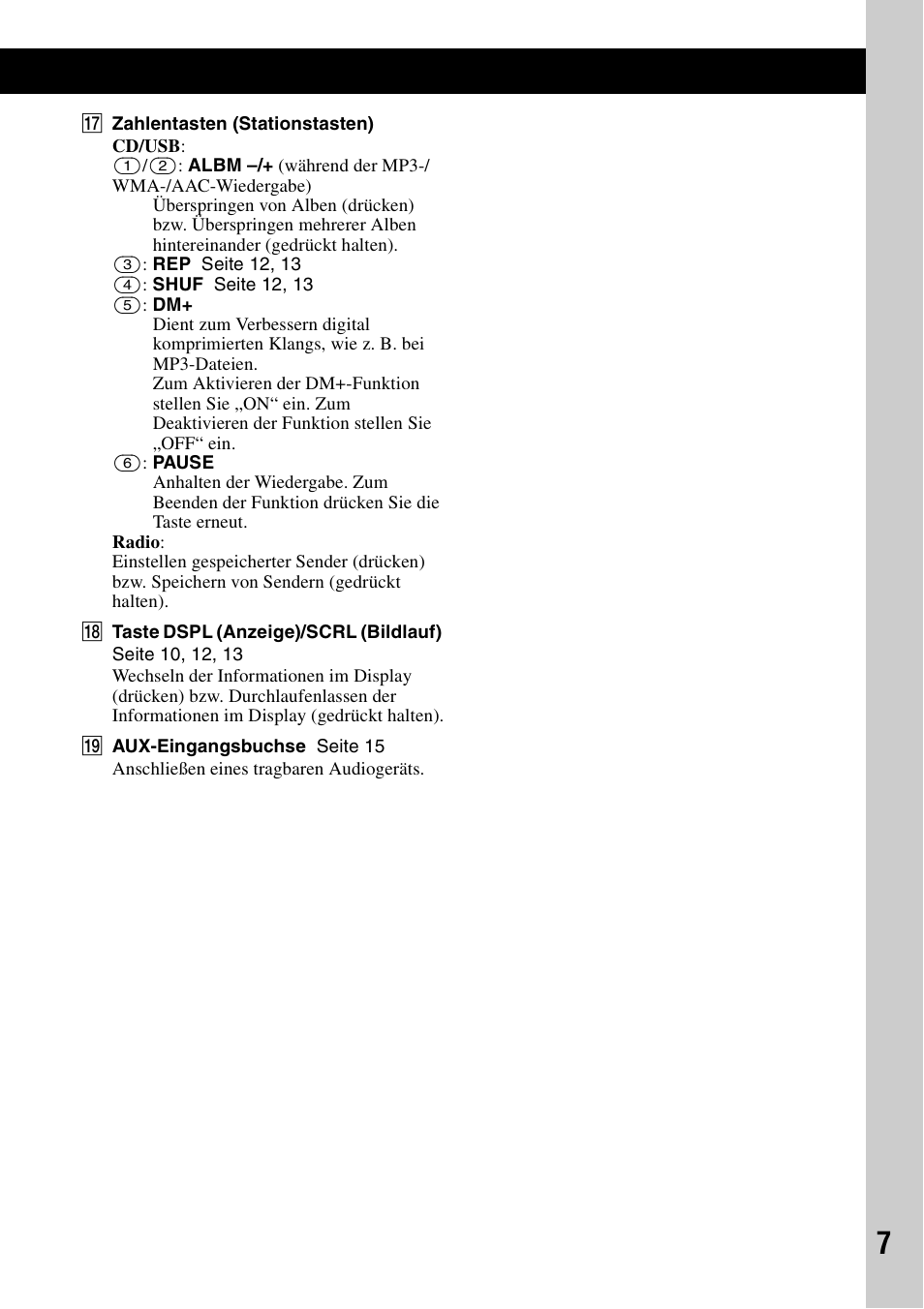 Sony CDX-GT434U User Manual | Page 27 / 112