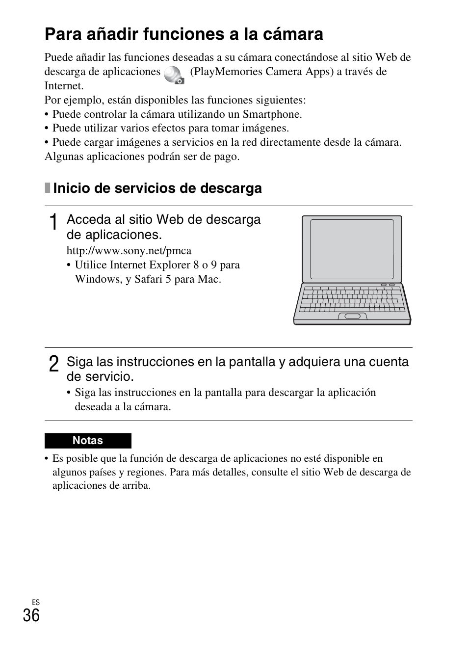 Para añadir funciones a la cámara | Sony NEX-6L User Manual | Page 228 / 627