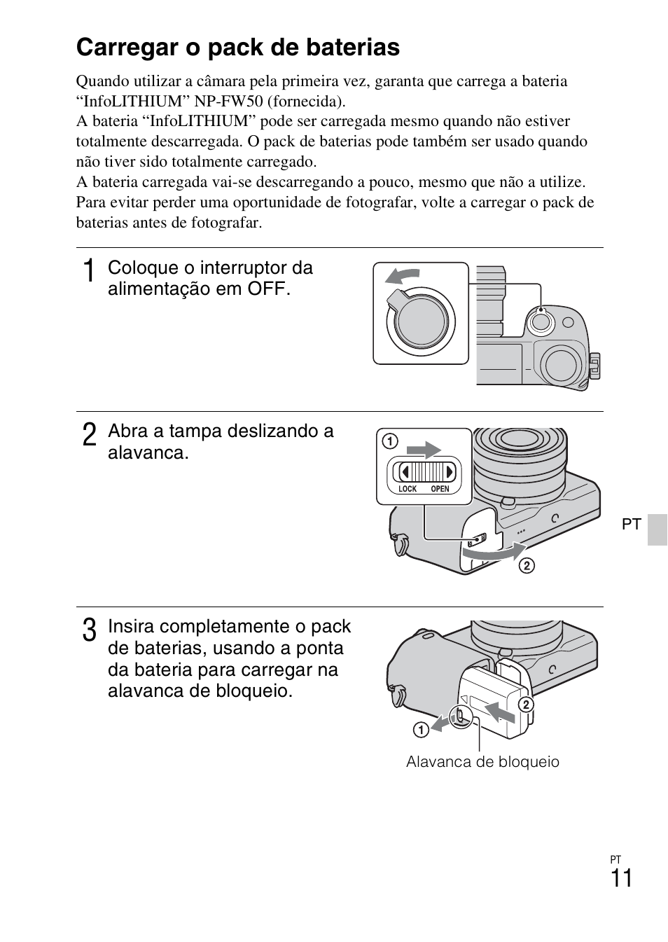 Carregar o pack de baterias | Sony NEX-6L User Manual | Page 327 / 627