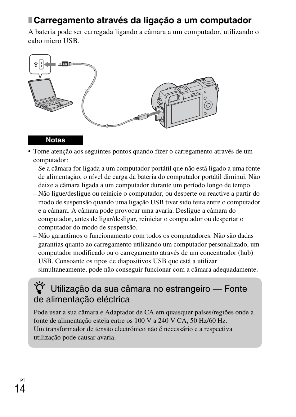 Xcarregamento através da ligação a um computador | Sony NEX-6L User Manual | Page 330 / 627