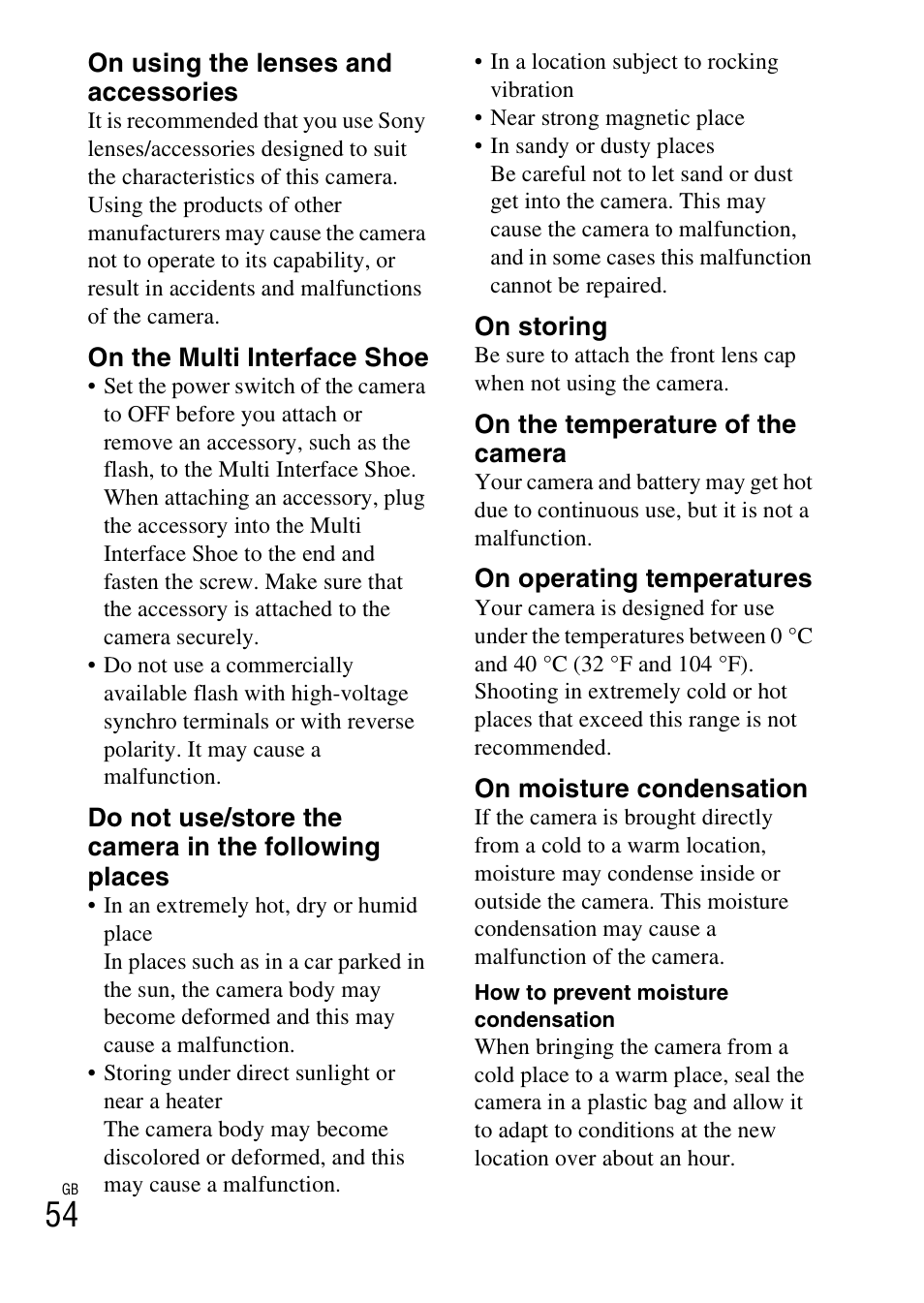 Sony NEX-6L User Manual | Page 54 / 627