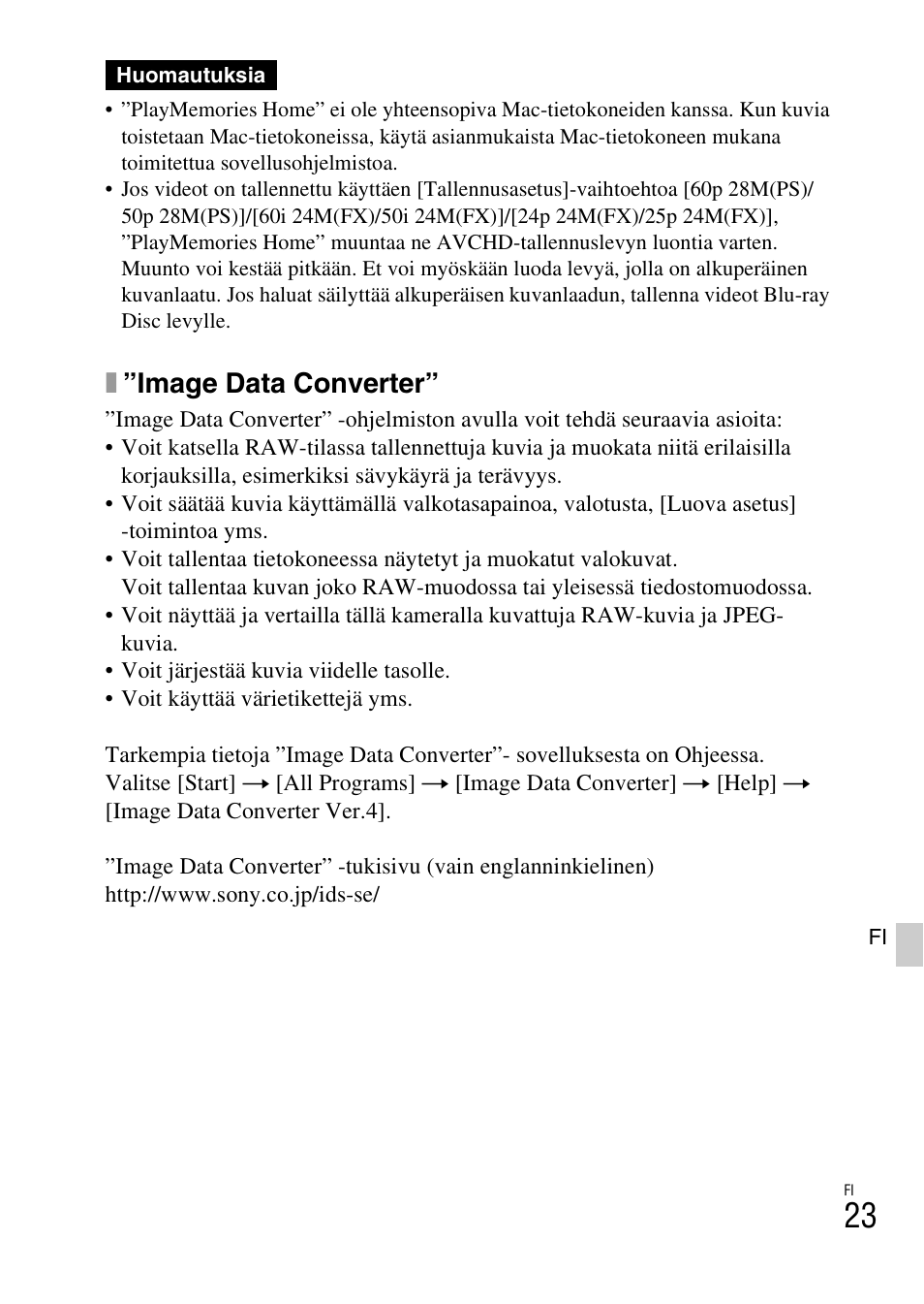 X”image data converter | Sony NEX-6L User Manual | Page 553 / 627