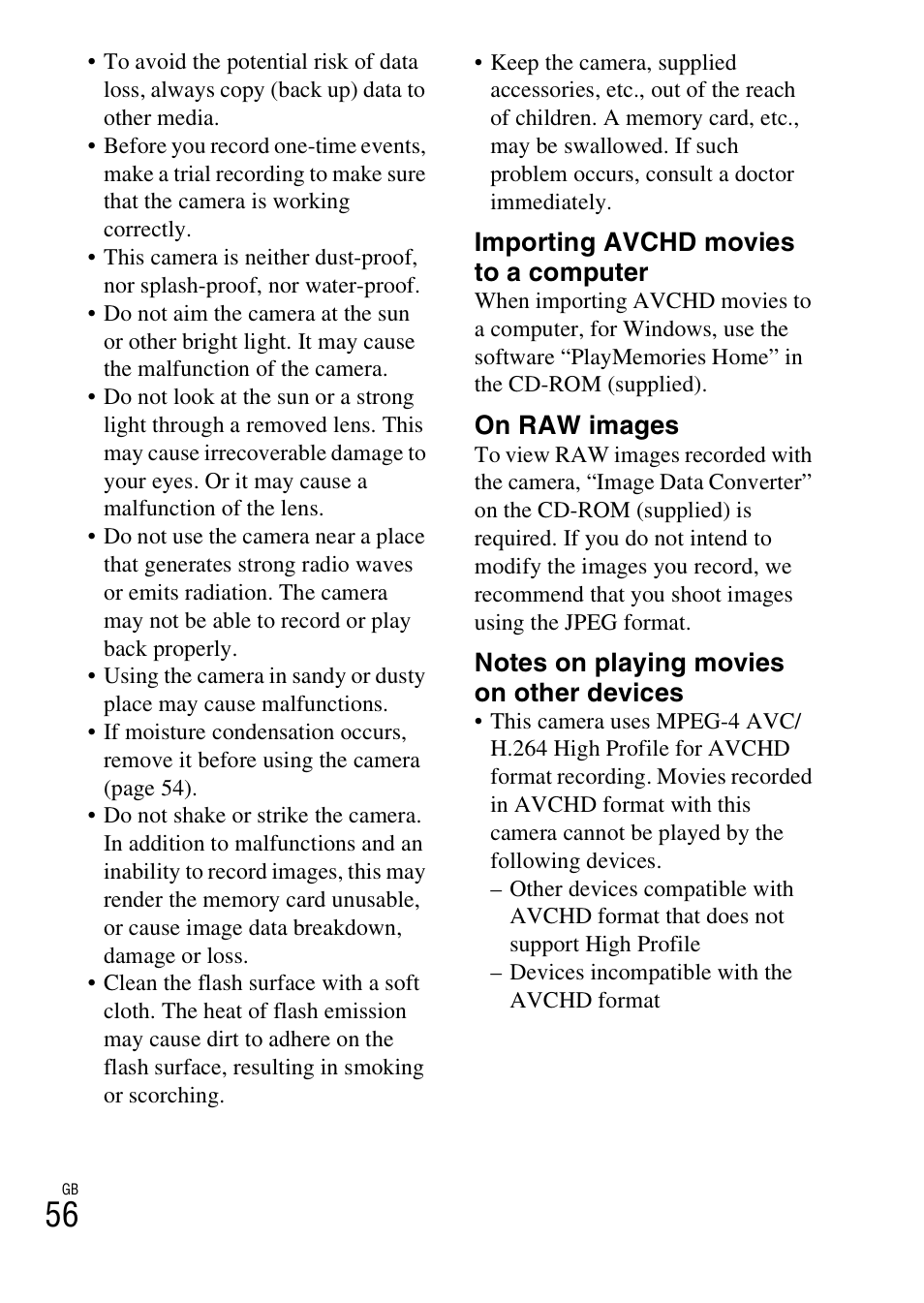 Sony NEX-6L User Manual | Page 56 / 627