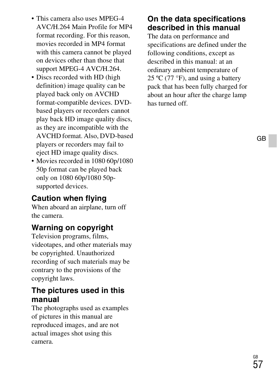 Sony NEX-6L User Manual | Page 57 / 627