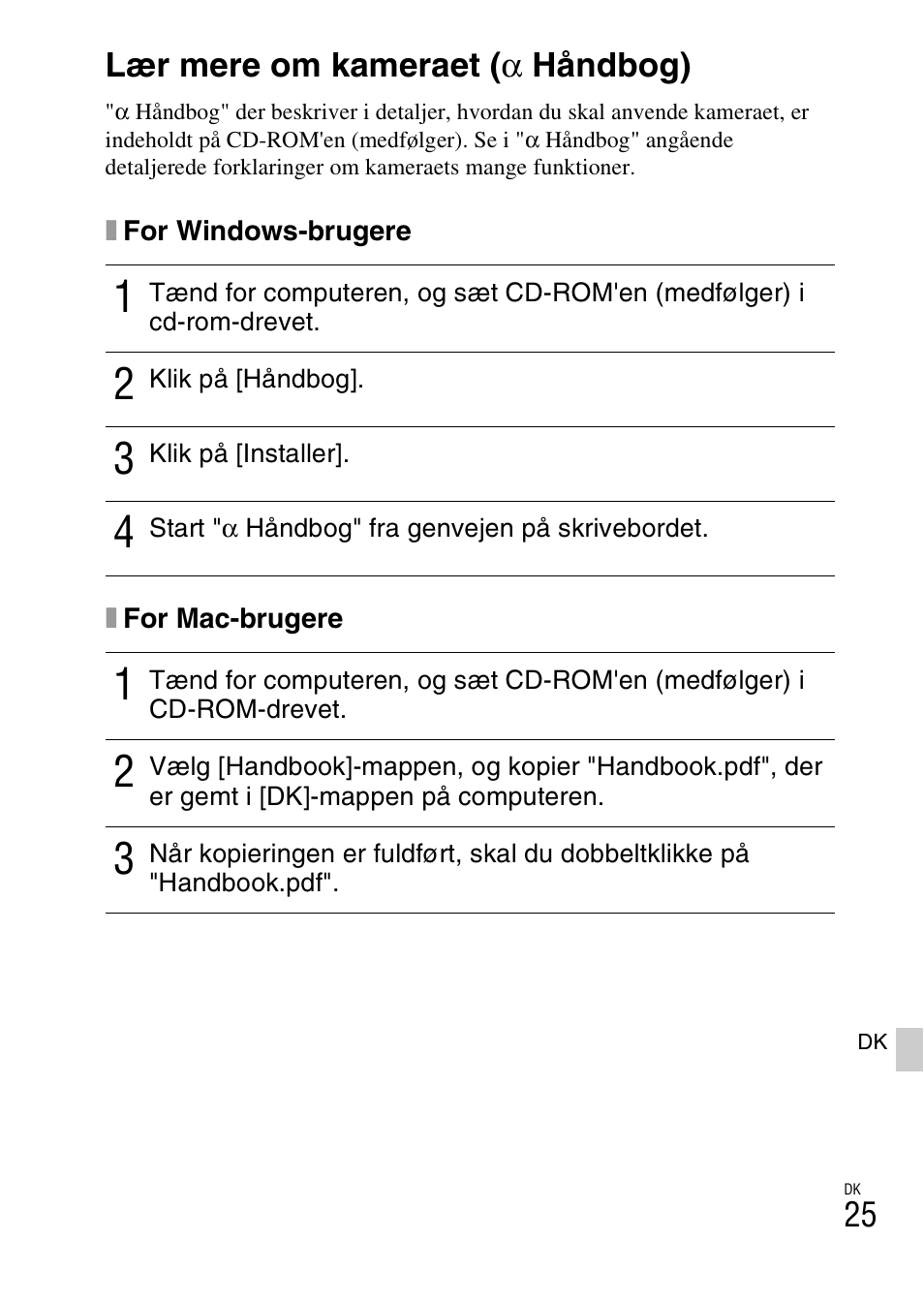 Lær mere om kameraet (a håndbog) | Sony NEX-6L User Manual | Page 615 / 627