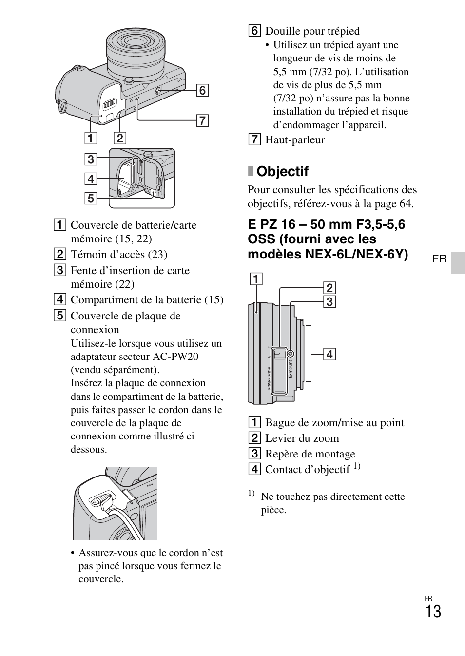 Xobjectif | Sony NEX-6L User Manual | Page 75 / 627