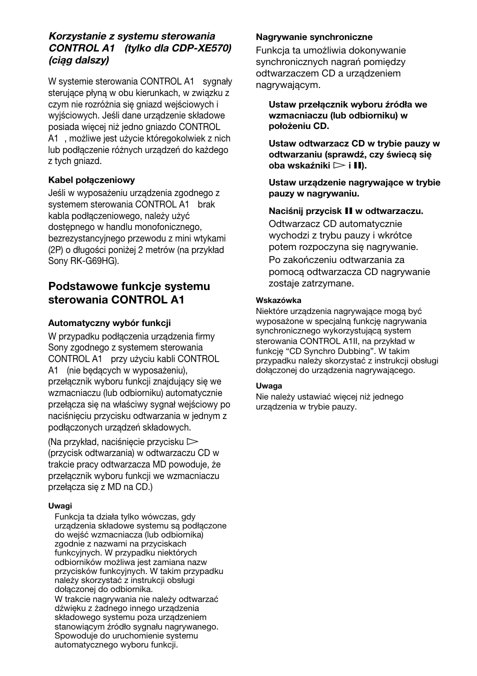 Sony CDP-XE370 User Manual | Page 106 / 108