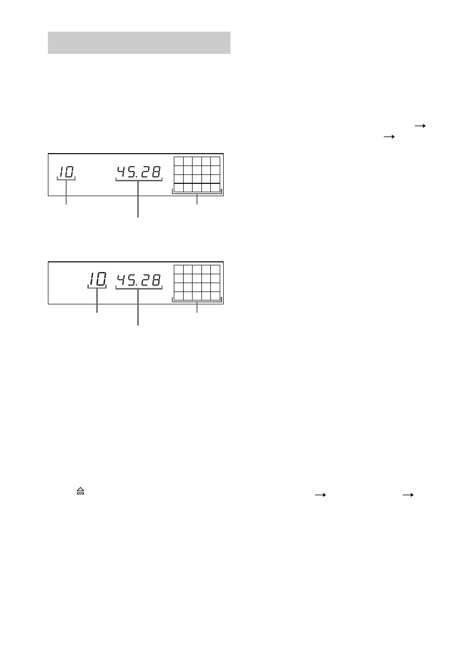Utilizzo del display dei cd | Sony CDP-XE370 User Manual | Page 82 / 108