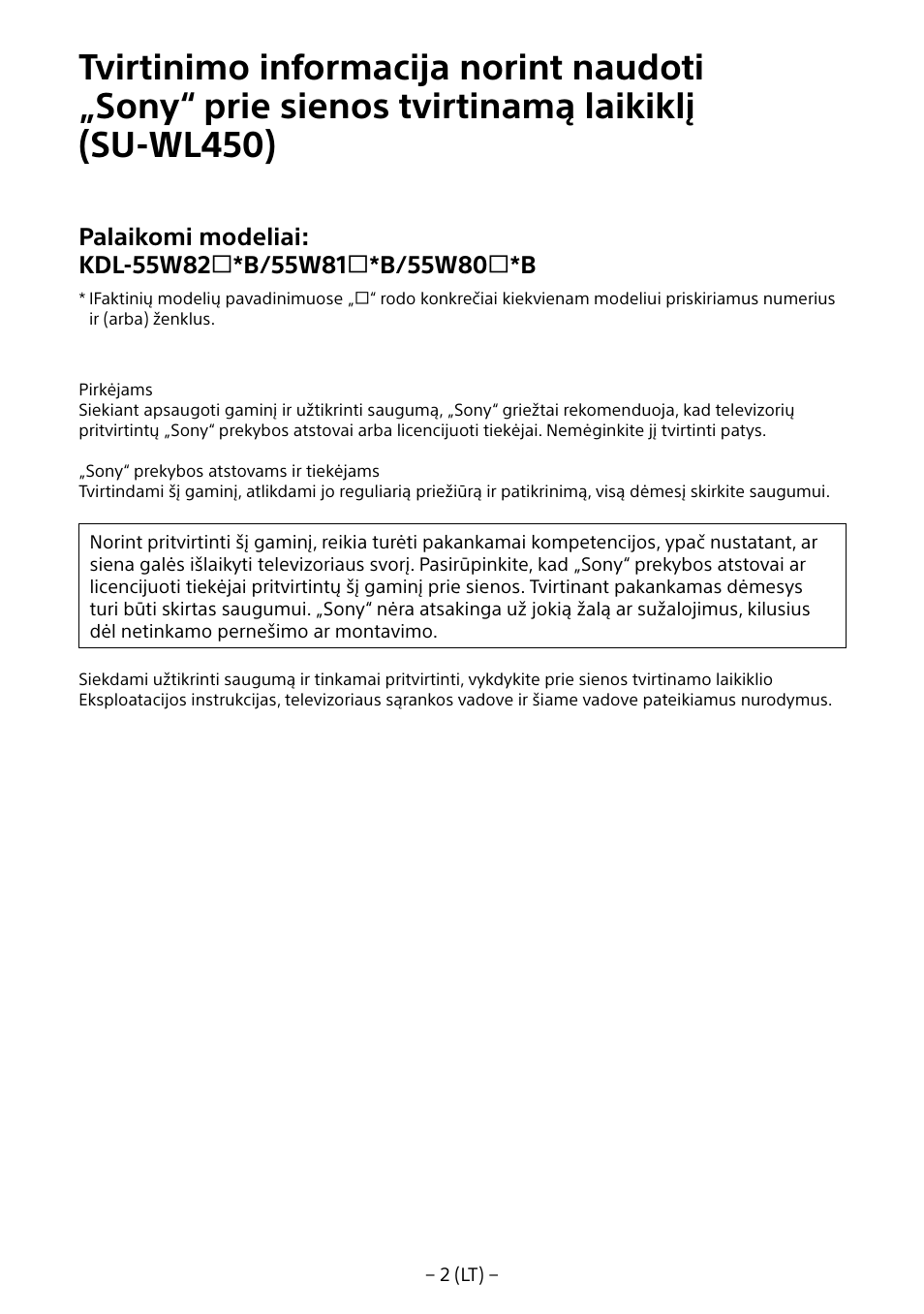 Sony KDL-55W805B User Manual | Page 256 / 321